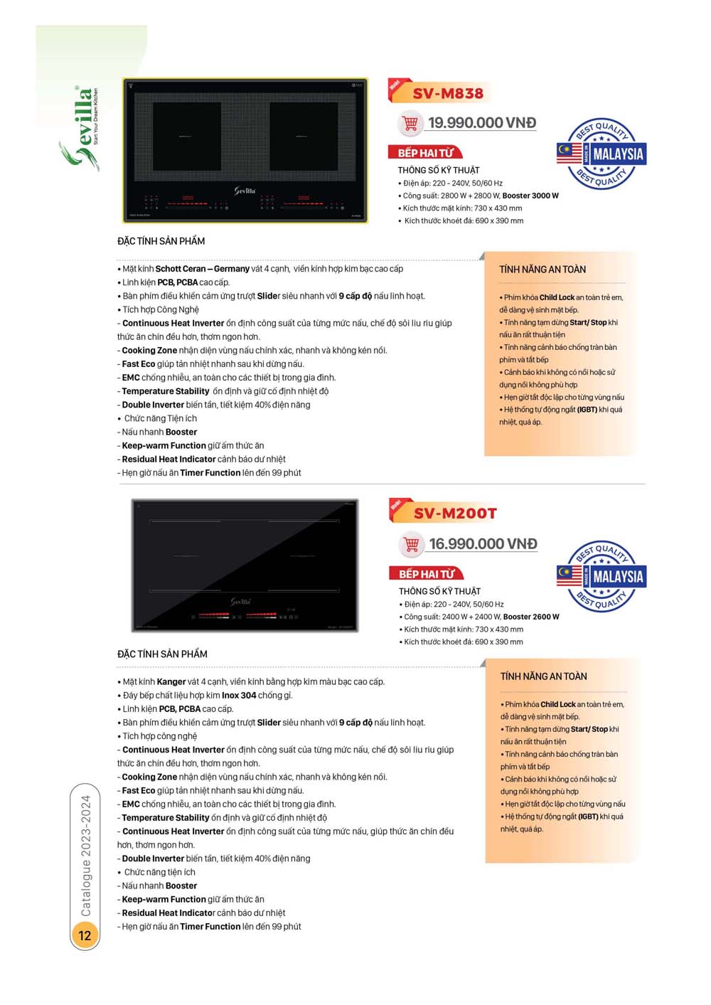 Catalogue Thiet bi nha bep SEVILLA 2024 07