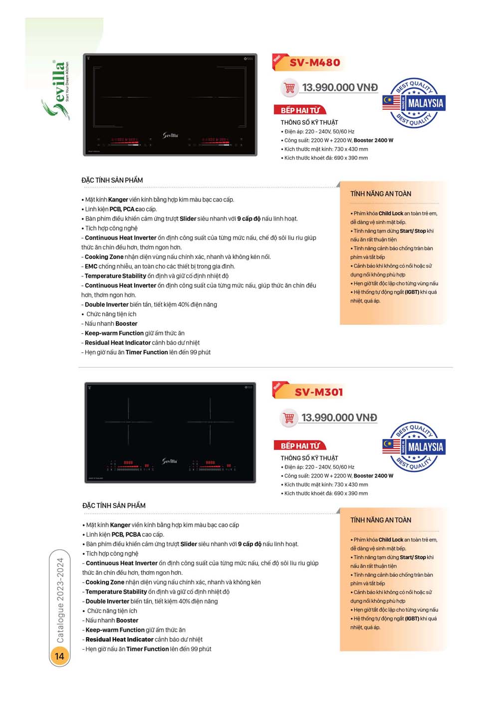 Catalogue Thiet bi nha bep SEVILLA 2024 08