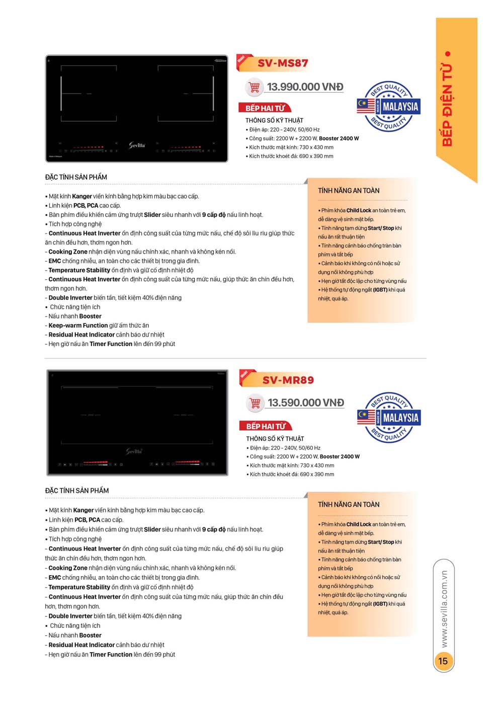 Catalogue Thiet bi nha bep SEVILLA 2024 08 1