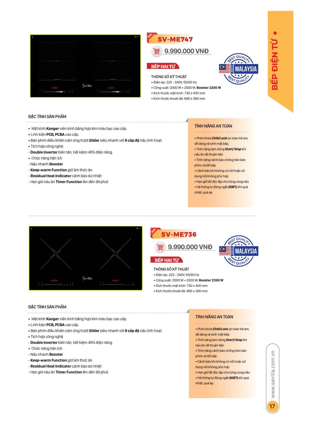 Catalogue Thiet bi nha bep SEVILLA 2024 09 1