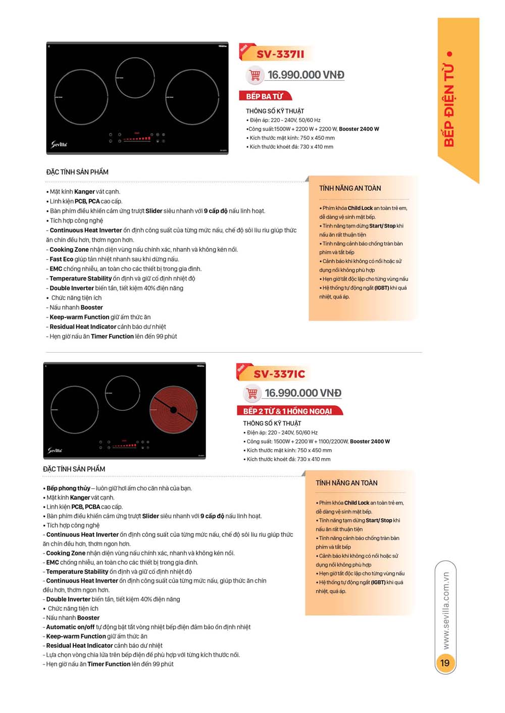 Catalogue Thiet bi nha bep SEVILLA 2024 10 1