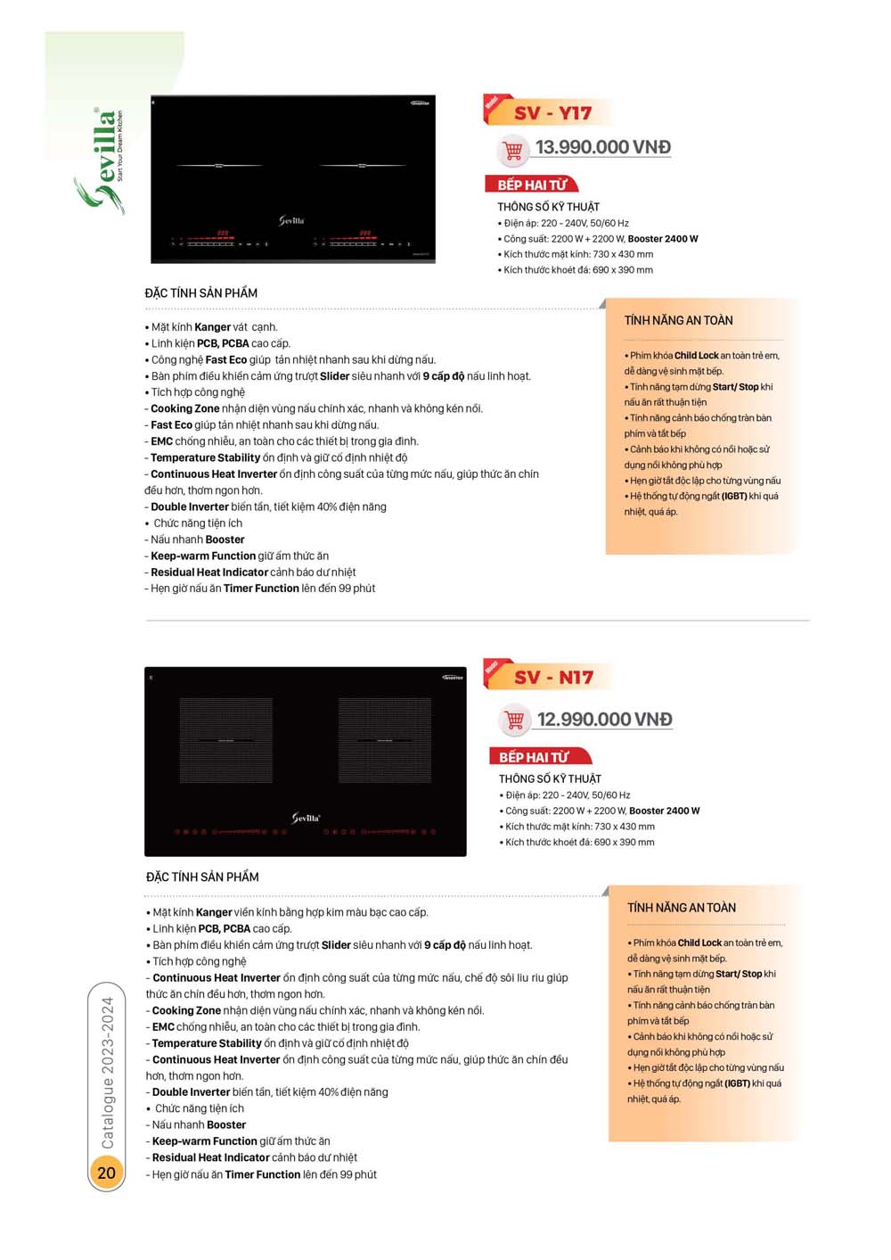 Catalogue Thiet bi nha bep SEVILLA 2024 11