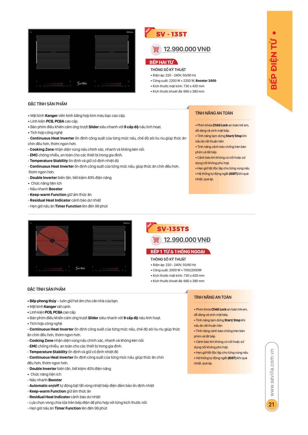 Catalogue Thiet bi nha bep SEVILLA 2024 11 1