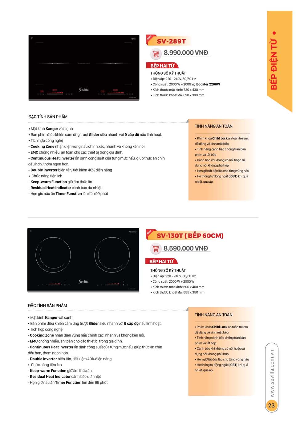 Catalogue Thiet bi nha bep SEVILLA 2024 12 1