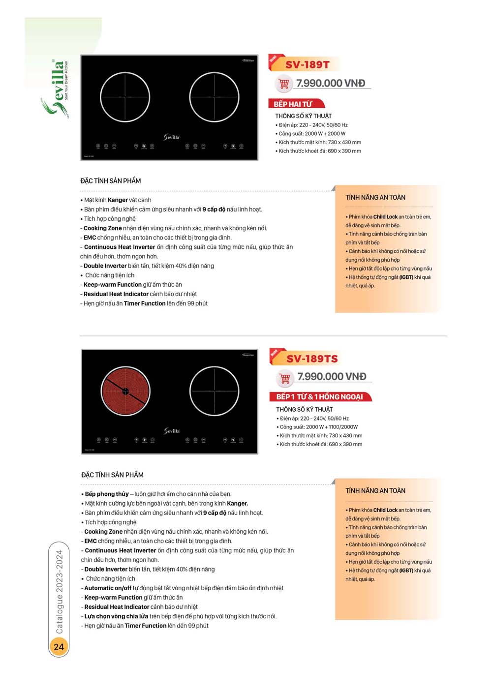 Catalogue Thiet bi nha bep SEVILLA 2024 13