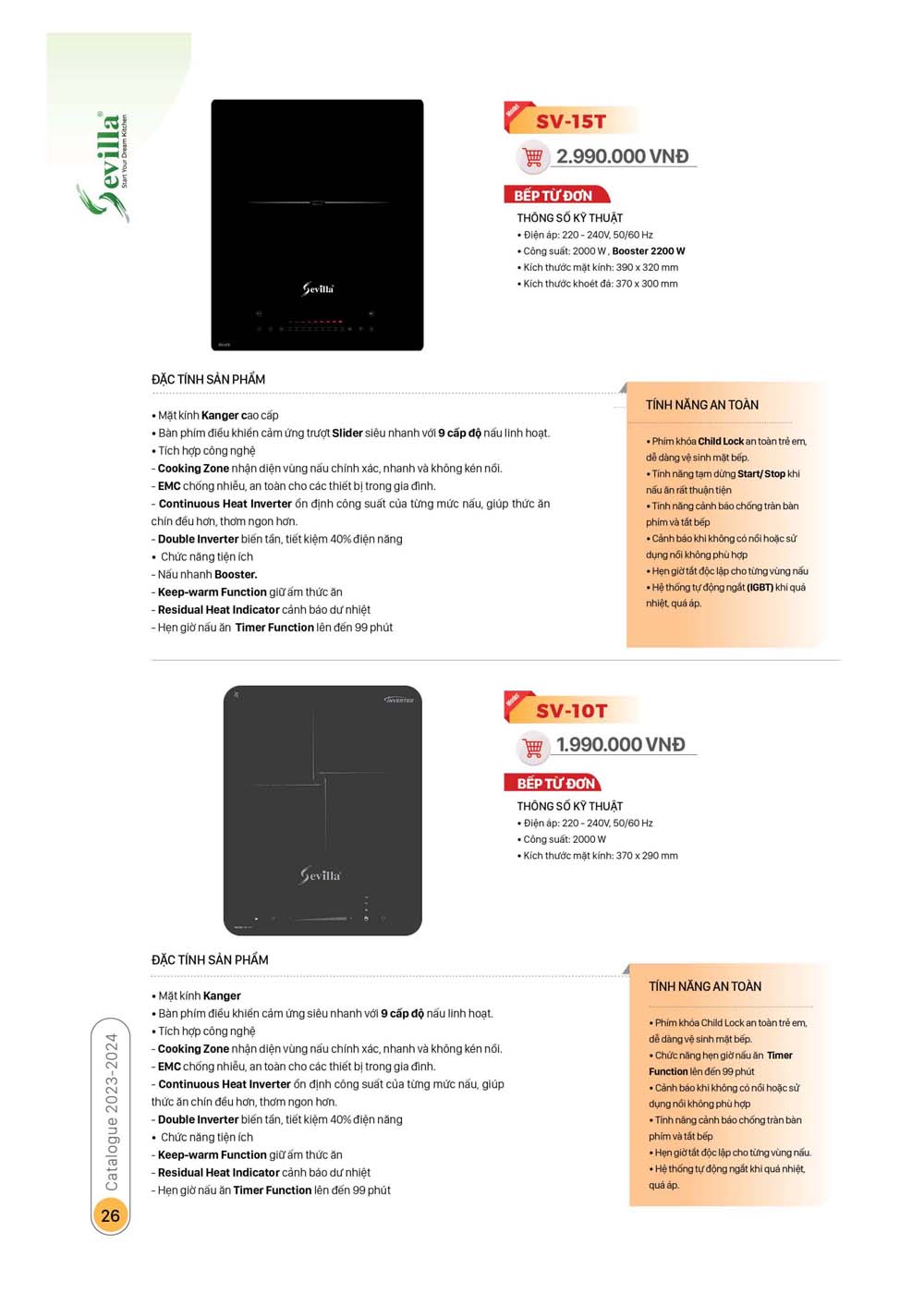 Catalogue Thiet bi nha bep SEVILLA 2024 14