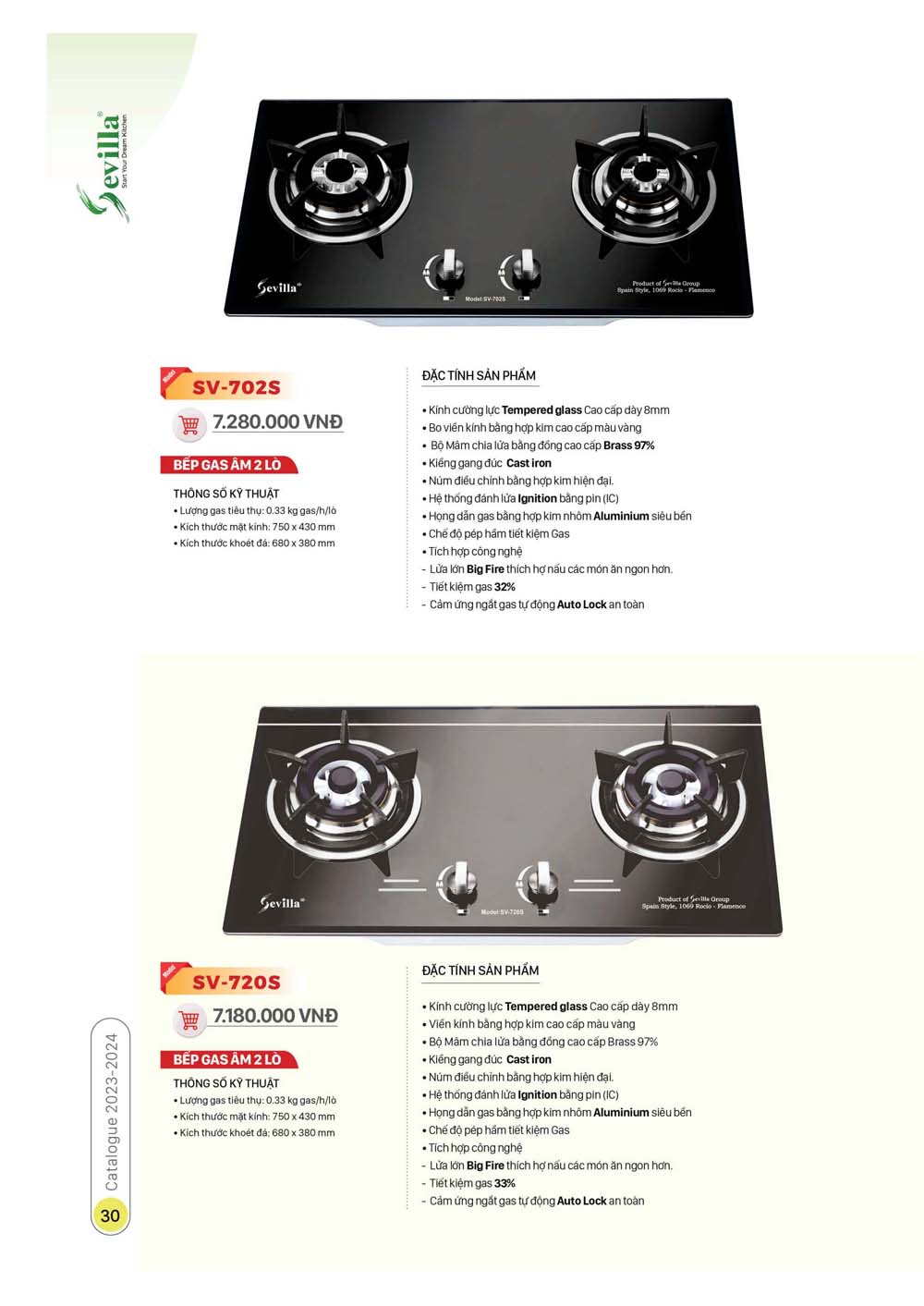 Catalogue Thiet bi nha bep SEVILLA 2024 16