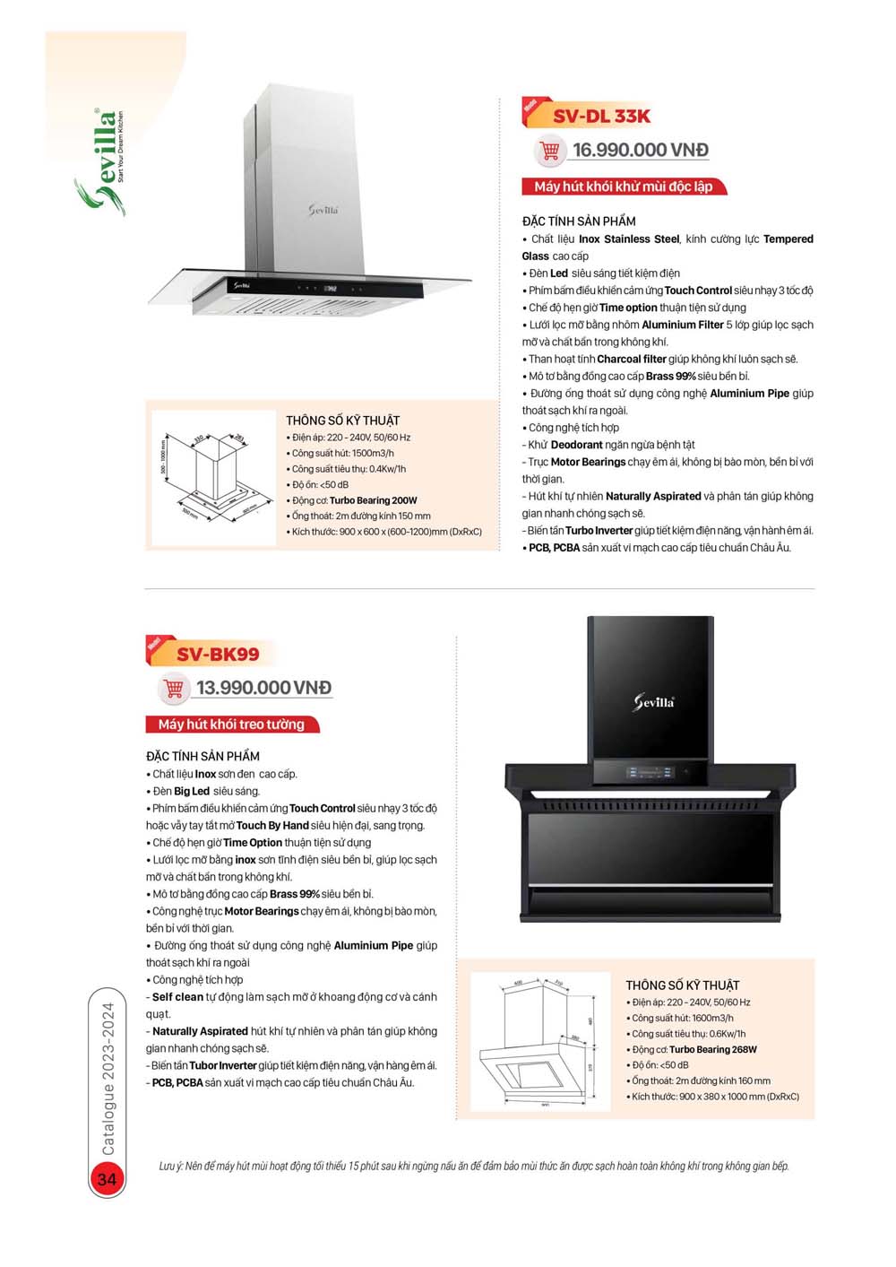 Catalogue Thiet bi nha bep SEVILLA 2024 18