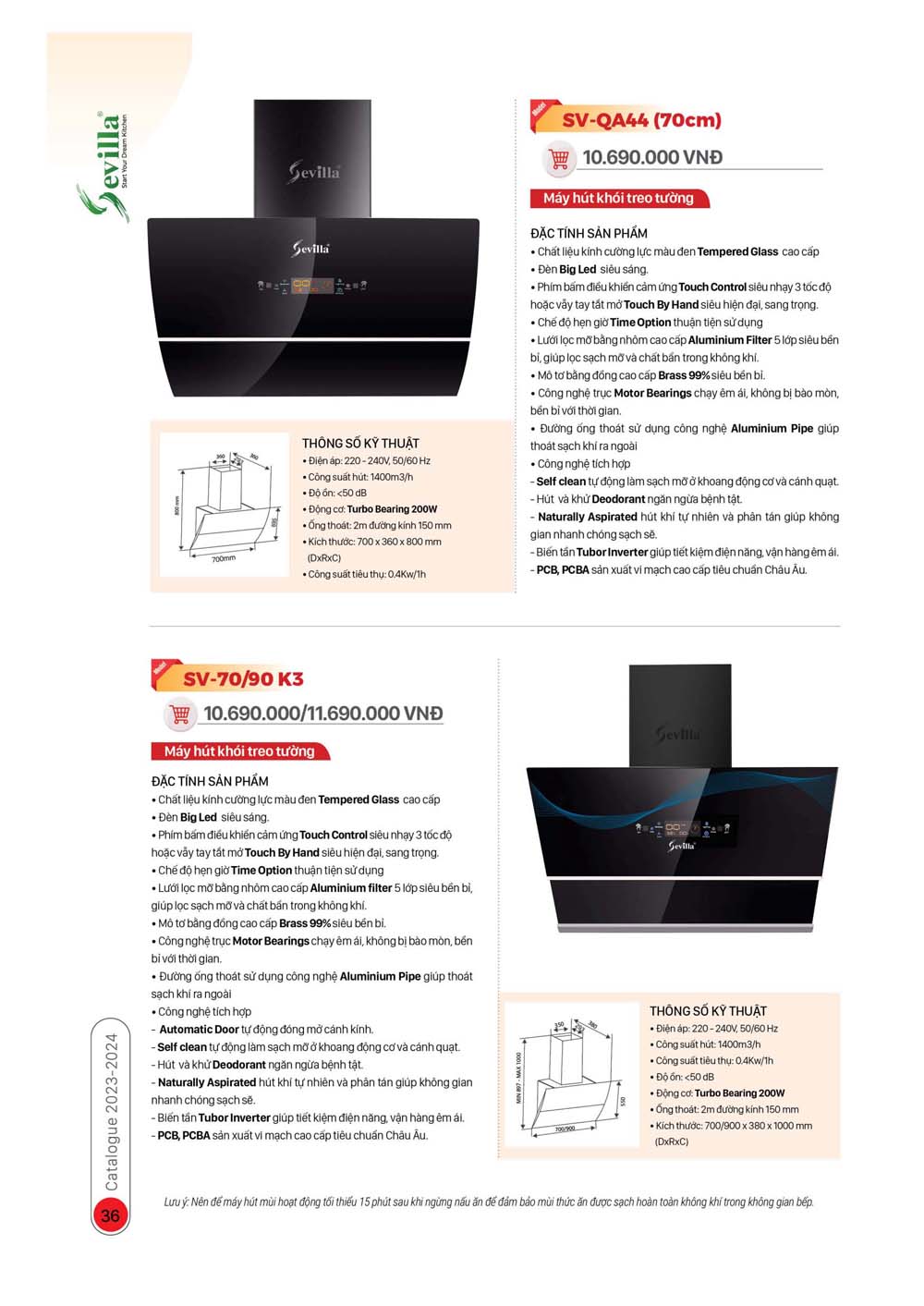 Catalogue Thiet bi nha bep SEVILLA 2024 19