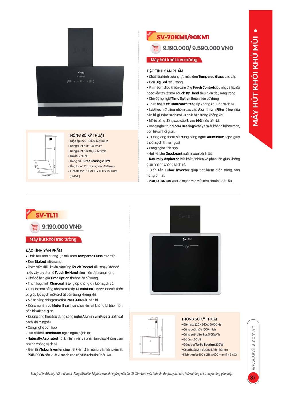 Catalogue Thiet bi nha bep SEVILLA 2024 19 1