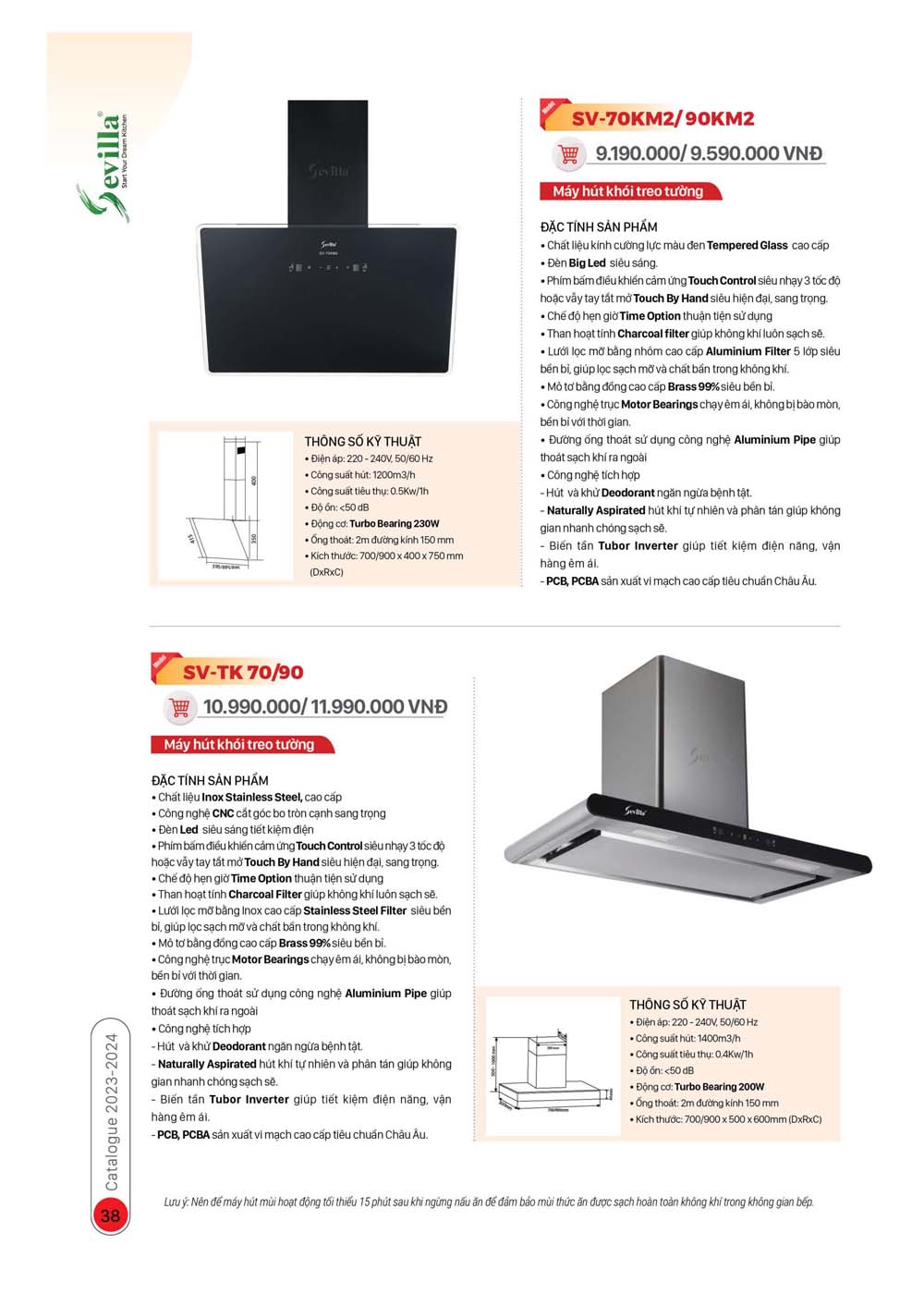 Catalogue Thiet bi nha bep SEVILLA 2024 20