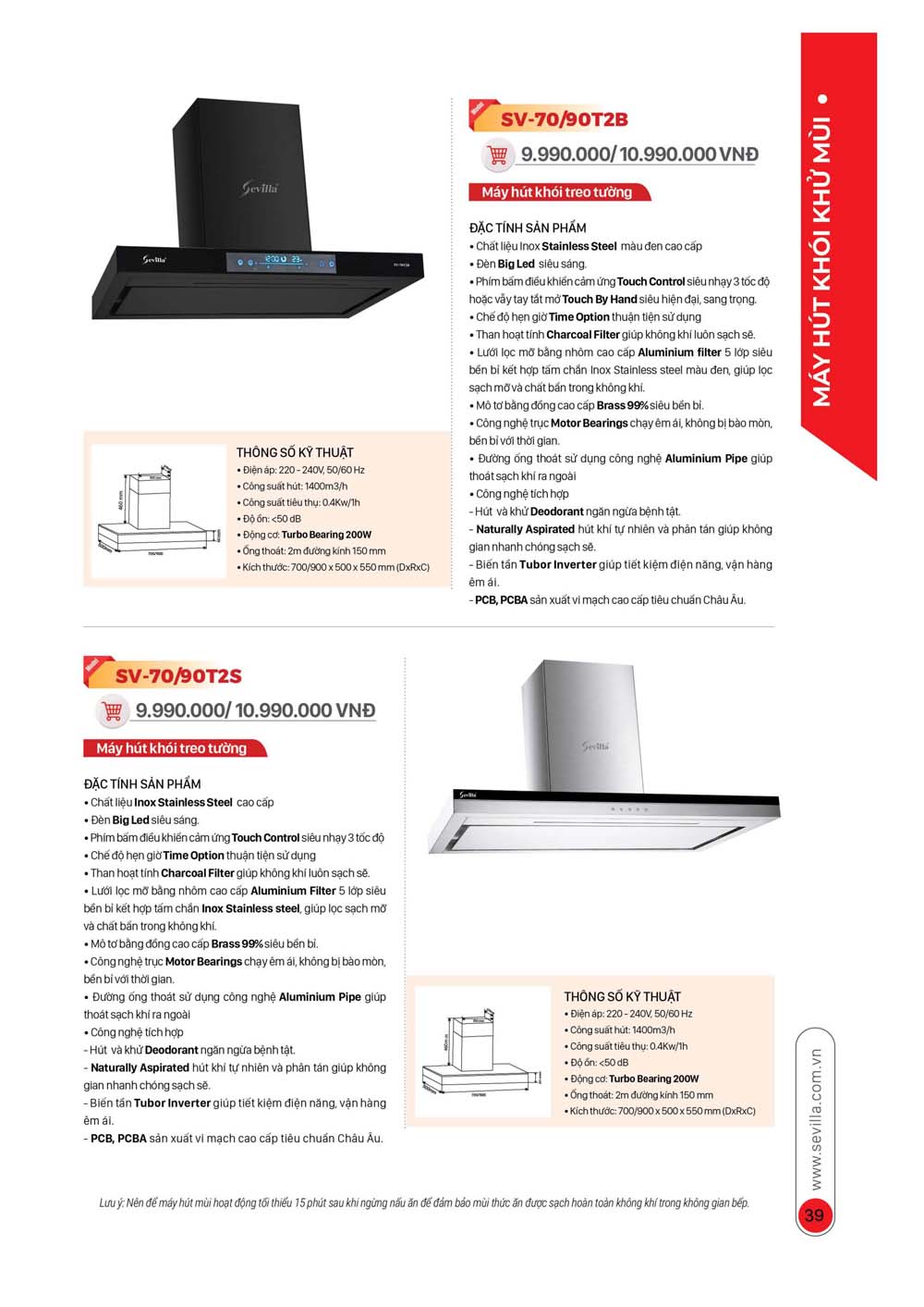 Catalogue Thiet bi nha bep SEVILLA 2024 20 1