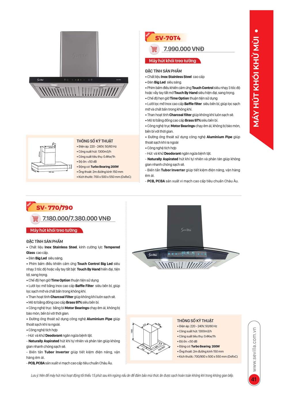 Catalogue Thiet bi nha bep SEVILLA 2024 21 1