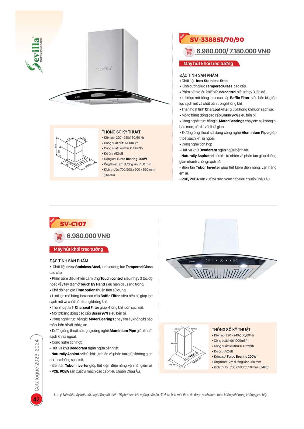 Catalogue Thiet bi nha bep SEVILLA 2024 22