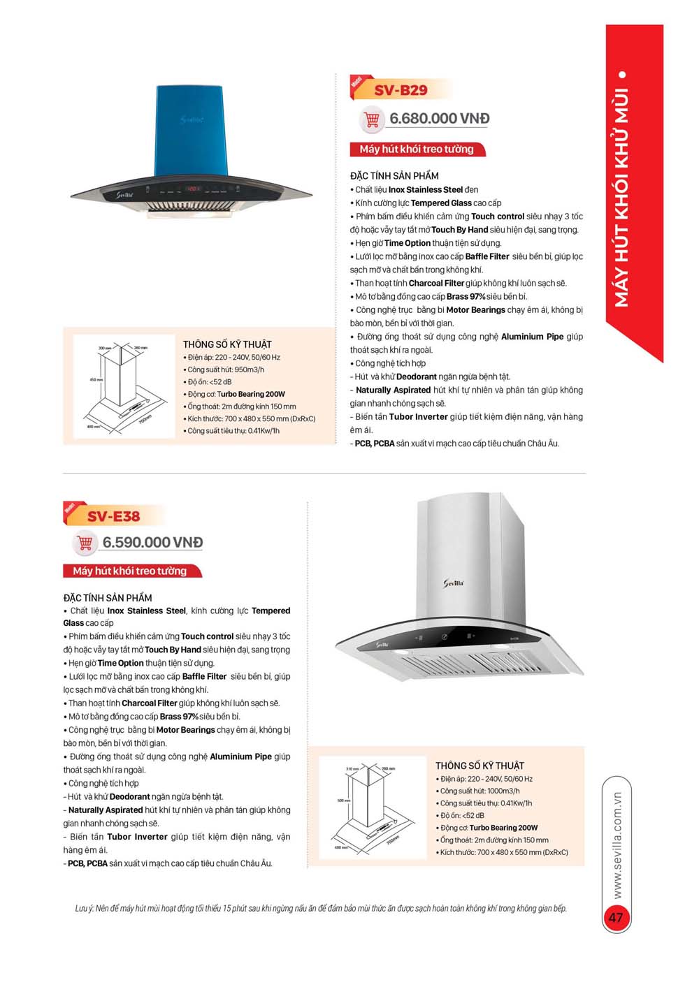 Catalogue Thiet bi nha bep SEVILLA 2024 24 1