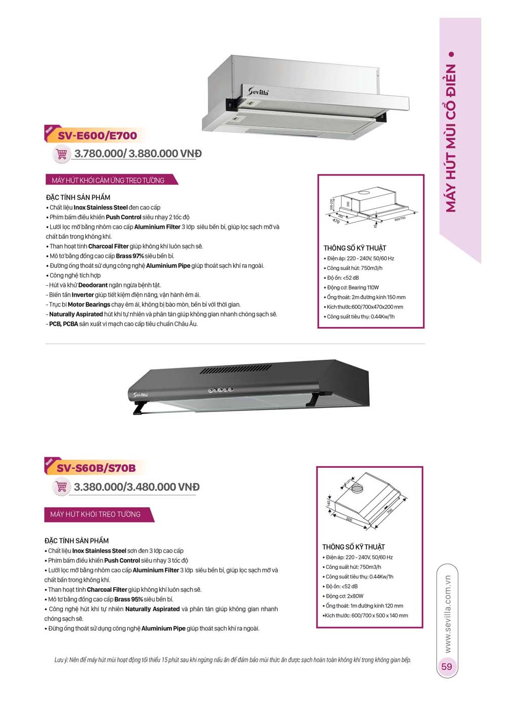 Catalogue Thiet bi nha bep SEVILLA 2024 30 1