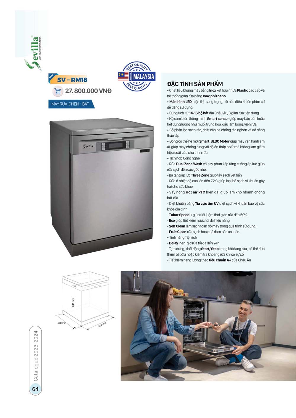 Catalogue Thiet bi nha bep SEVILLA 2024 33