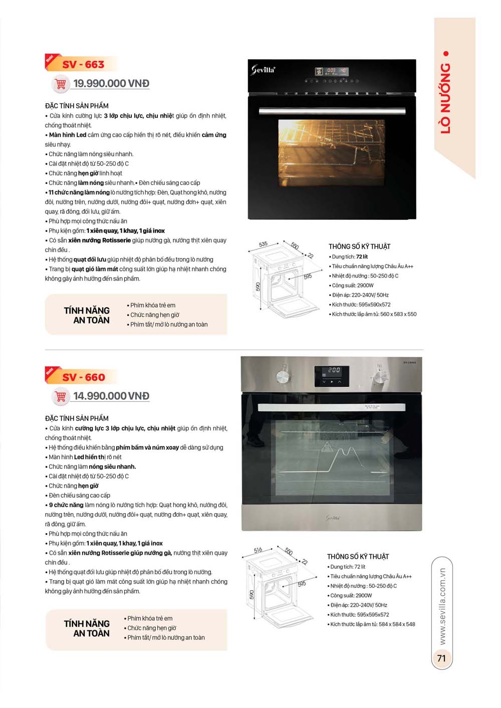 Catalogue Thiet bi nha bep SEVILLA 2024 36 1