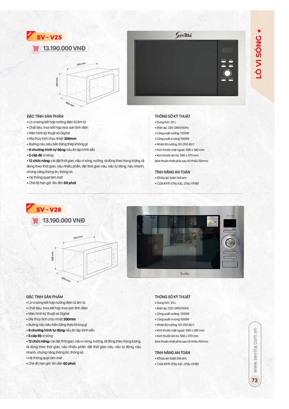Catalogue Thiet bi nha bep SEVILLA 2024 37 1