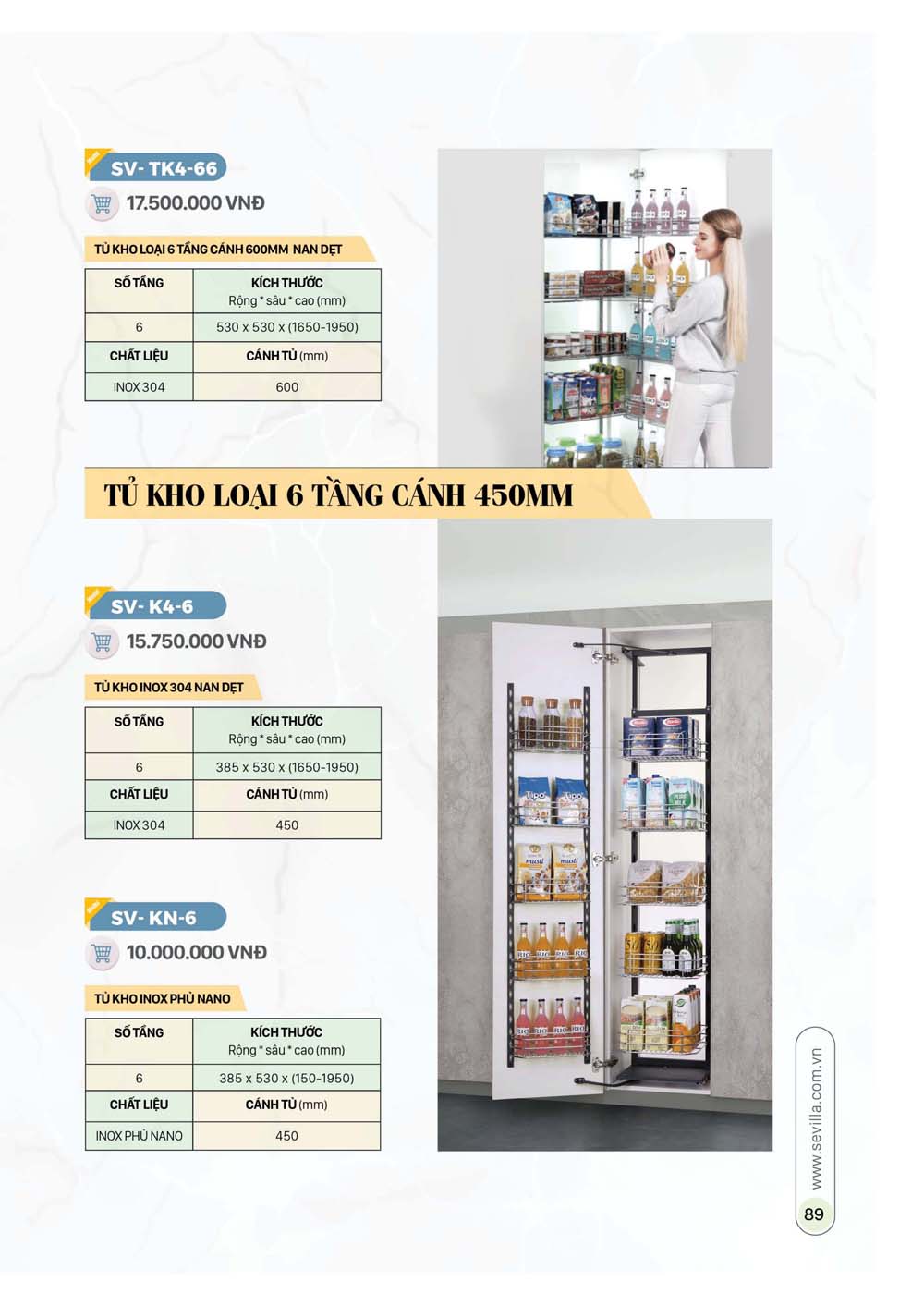 Catalogue Thiet bi nha bep SEVILLA 2024 45 1