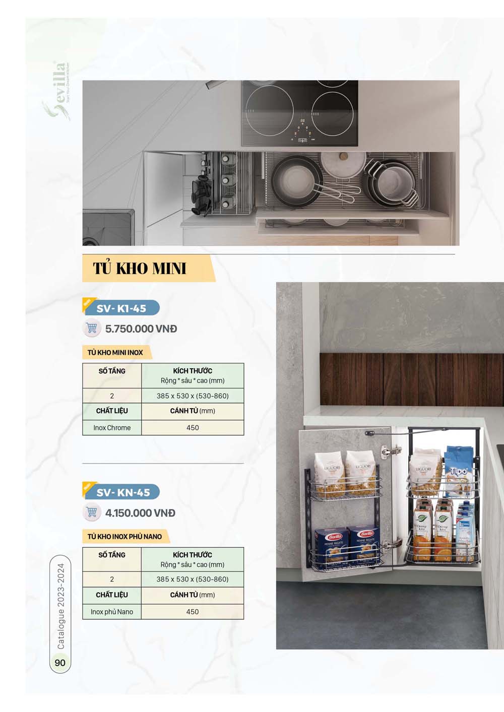 Catalogue Thiet bi nha bep SEVILLA 2024 46