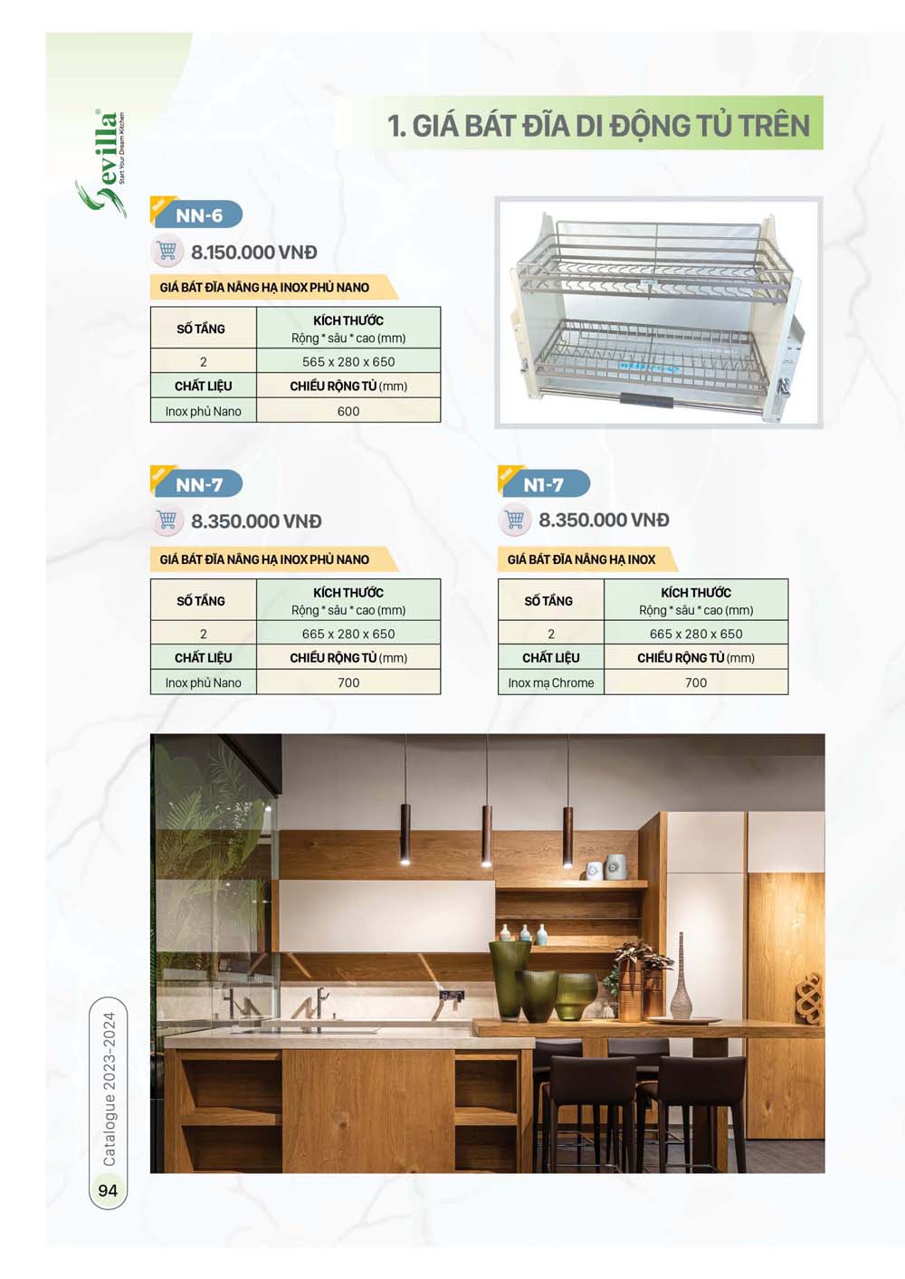 Catalogue Thiet bi nha bep SEVILLA 2024 48