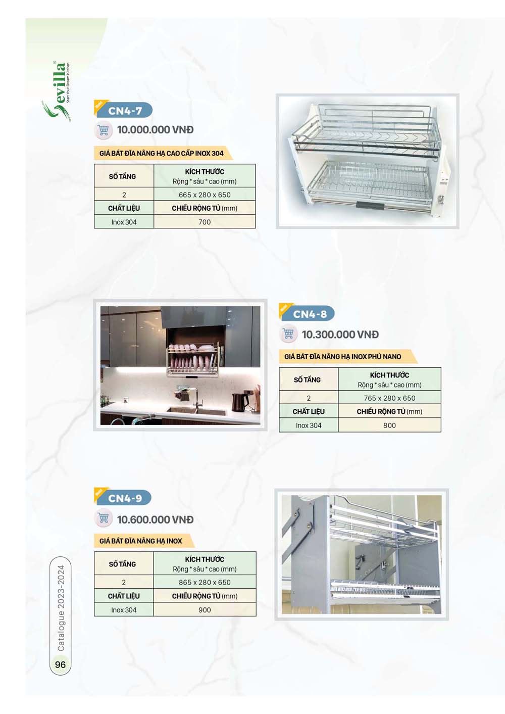 Catalogue Thiet bi nha bep SEVILLA 2024 49