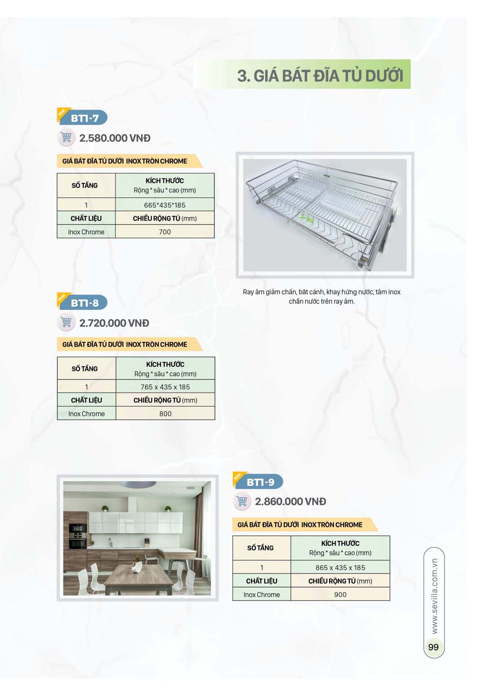 Catalogue Thiet bi nha bep SEVILLA 2024 50 1