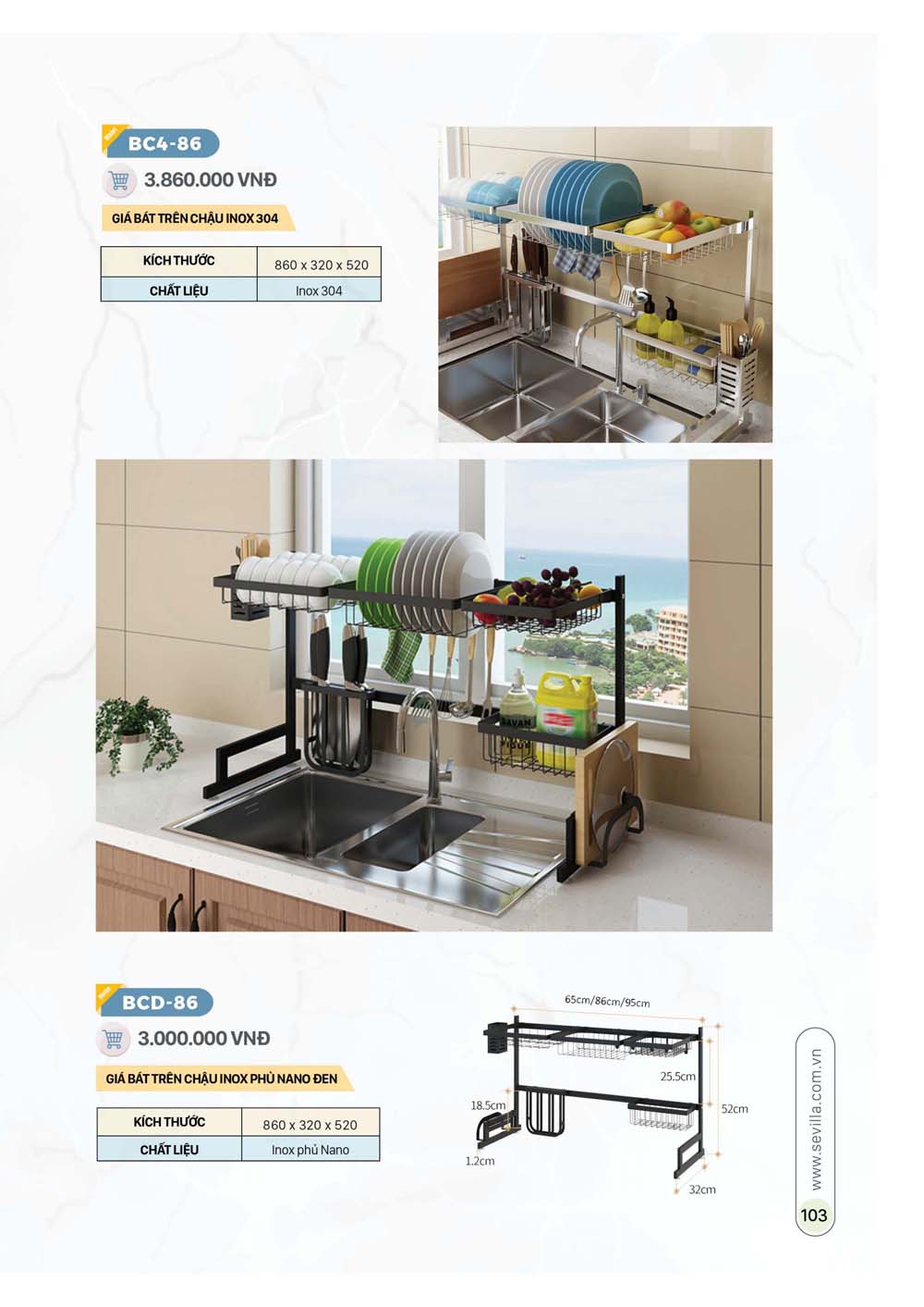 Catalogue Thiet bi nha bep SEVILLA 2024 52 1