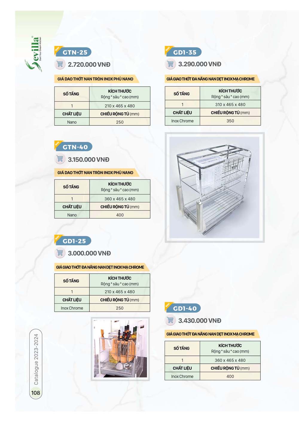 Catalogue Thiet bi nha bep SEVILLA 2024 55