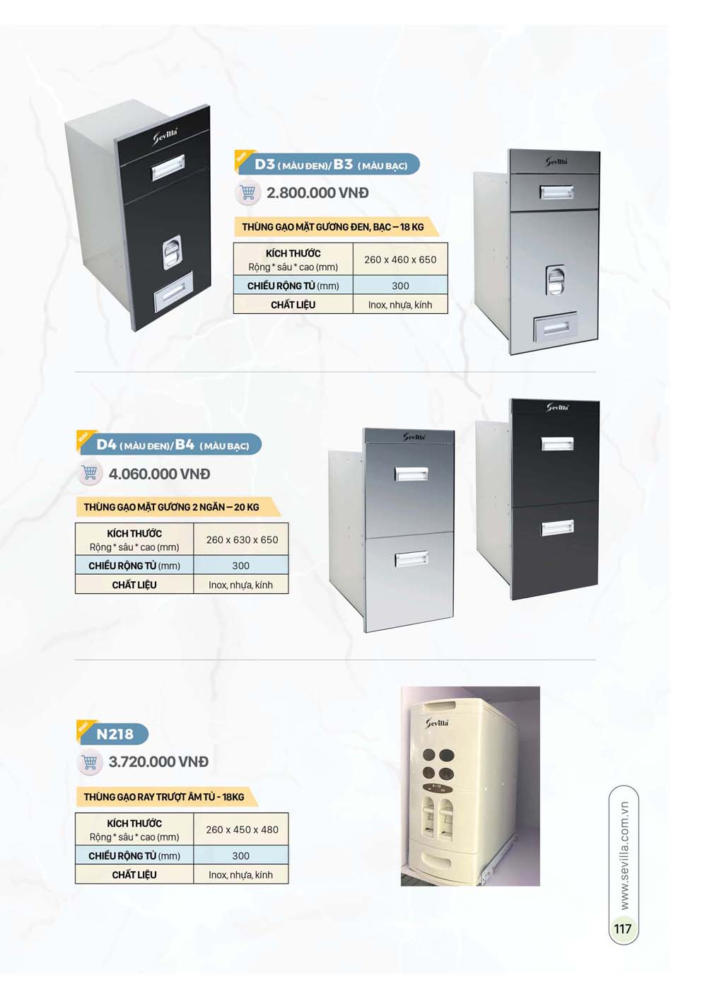 Catalogue Thiet bi nha bep SEVILLA 2024 59 1