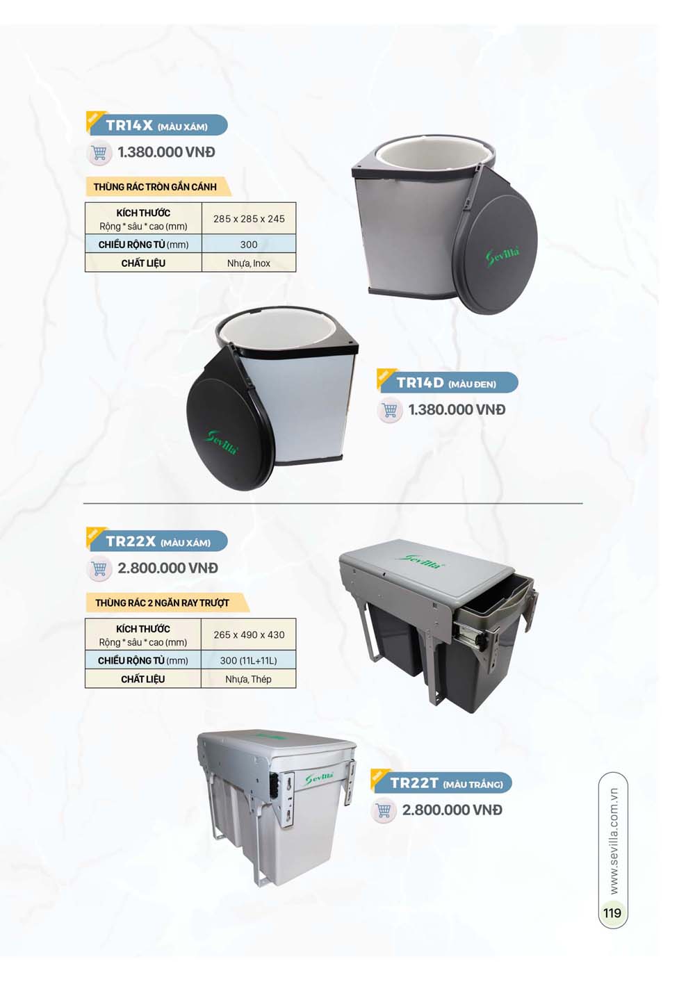 Catalogue Thiet bi nha bep SEVILLA 2024 60 1