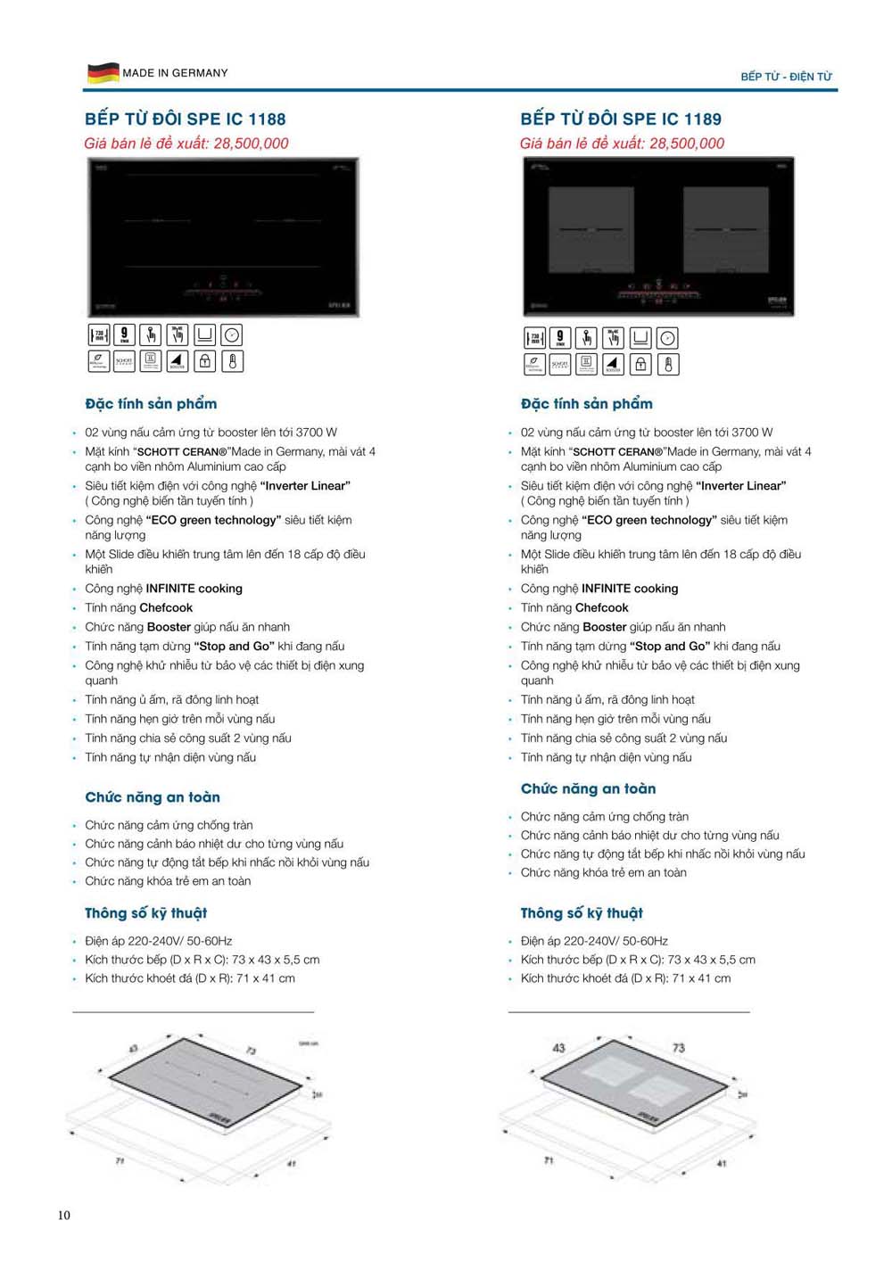 Catalogue Thiet bi nha bep SPELIER vuathietbi.com 10