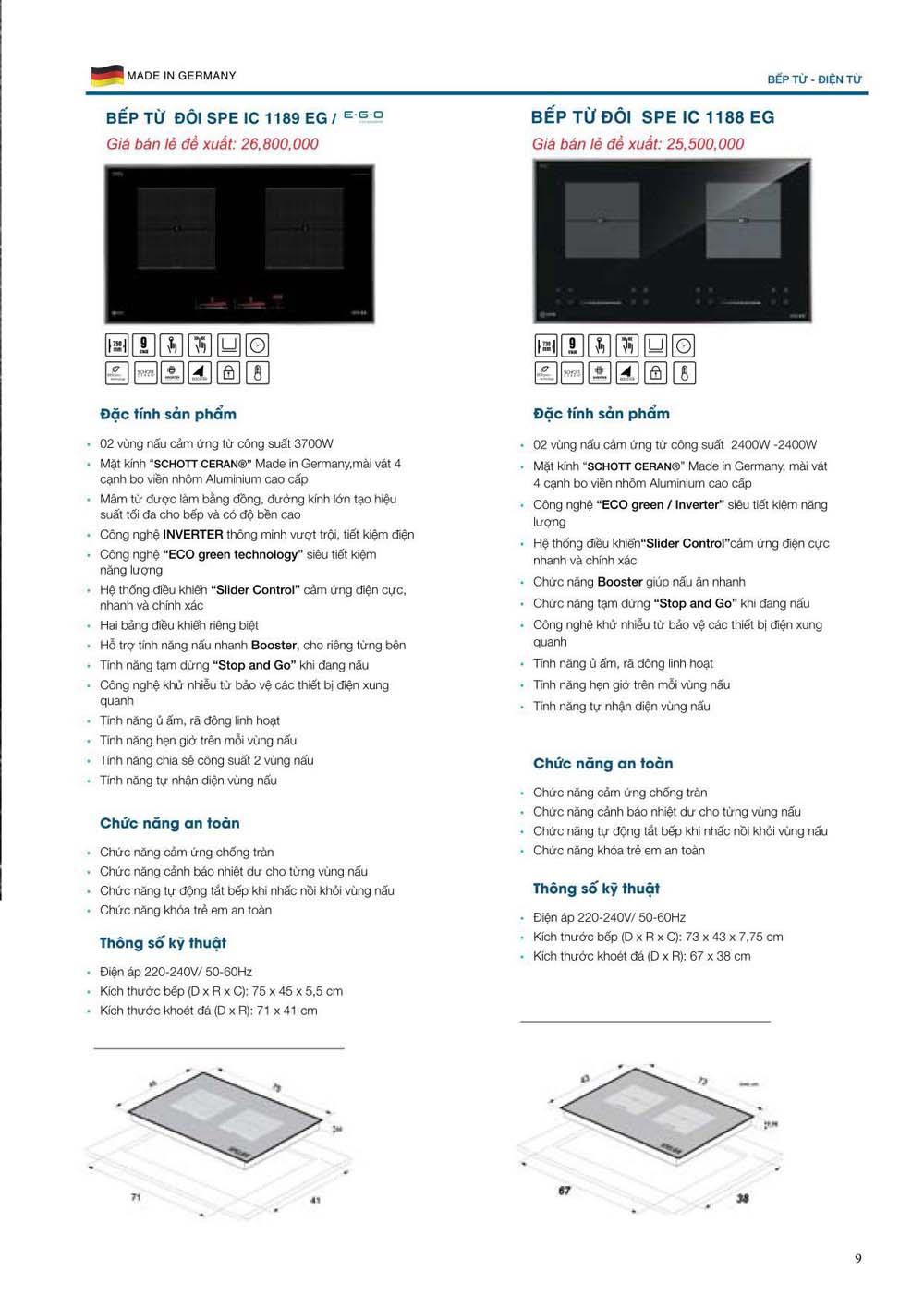 Catalogue Thiet bi nha bep SPELIER vuathietbi.com 9