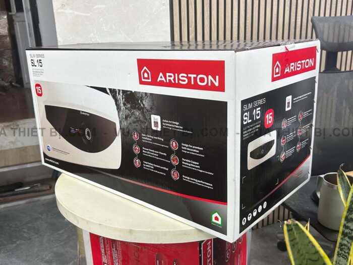 Bình nóng lạnh ARISTON SL 15L lít SLIM ngang gián tiếp 2.5FE 2500W - Ảnh 11