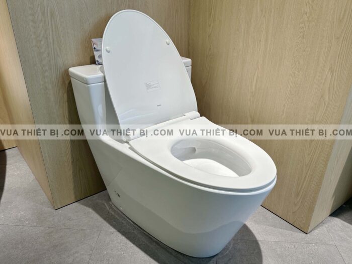 MS625DT8#XW - ẢNH THỰC TẾ Bồn cầu 1 khối TOTO nắp êm TC600VS - vuathietbi.com