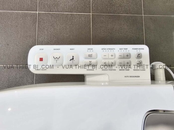Bồn cầu thông minh INAX ACT-902 CW-H20VN nắp điện tử - Ảnh 8
