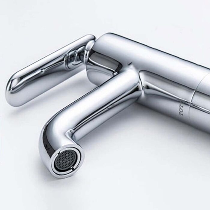 Vòi lavabo TOTO DL345A1R nóng lạnh cổ cao 2