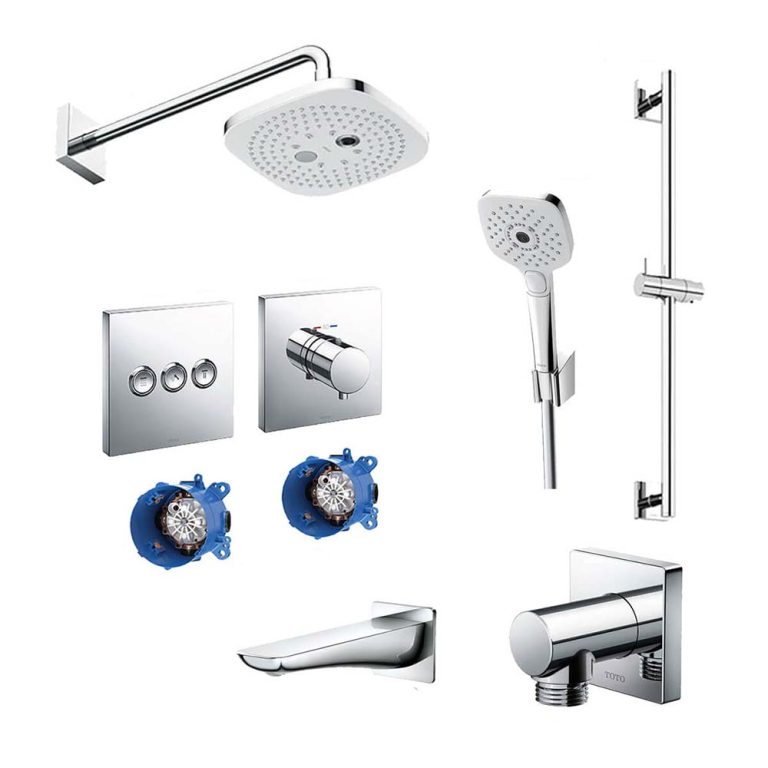 Vòi sen âm tường TOTO TBW02004A TBW02006A TBG02001B TBV02402B TBN01001B TBV02105B TBN01001B TBW02013B TBW02012B 3 đường nước nóng lạnh