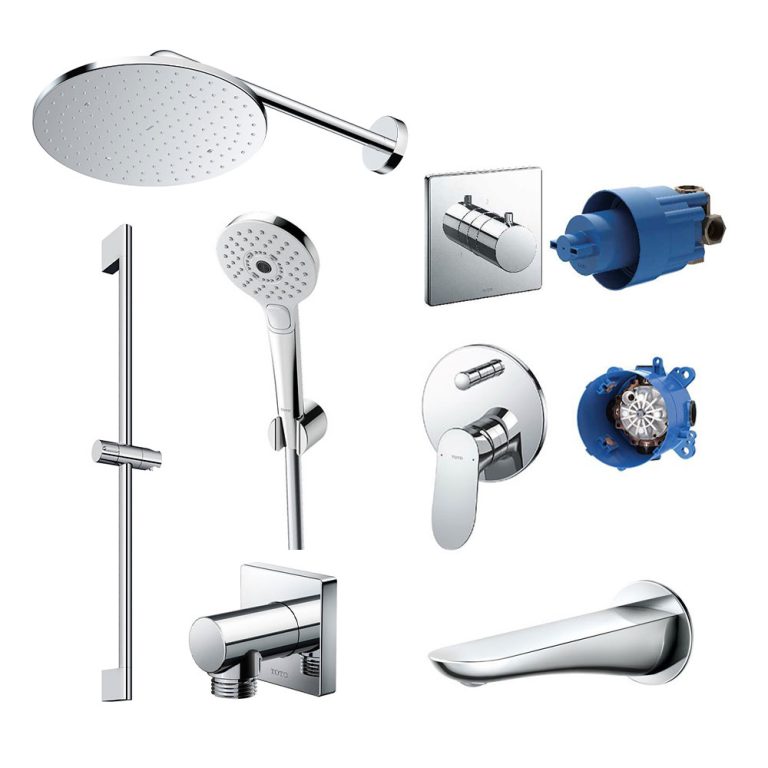 Vòi sen âm tường TOTO TBW07003A TBW01010A TBG01001B TBG01304BA/TBN01001B TBV02103B/TBN01002B TBW02013B TBW07019A 3 đường nước