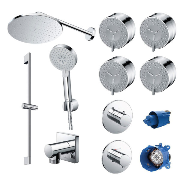 Vòi sen âm tường TOTO TBW07003A TBW07009A TBW07017A(x4) TBV01102B/TBN01101B TBV01406B/TBN01001B TBW02013B TBW07019A 3 đường nước