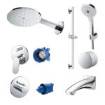 Vòi sen âm tường TOTO TBW07004A/TBN01002B TBW01010A TBG09001B TBW01016B TBW07020A TBG01304BA/TBN01001B TBV01102B/TBN01101B 3 đường nước