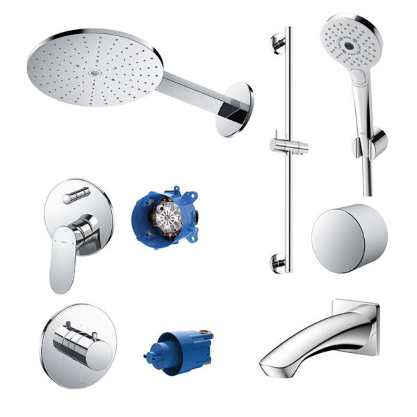 Vòi sen âm tường TOTO TBW07004A/TBN01002B TBW01010A TBG09001B TBW01016B TBW07020A TBG01304BA/TBN01001B TBV01102B/TBN01101B 3 đường nước