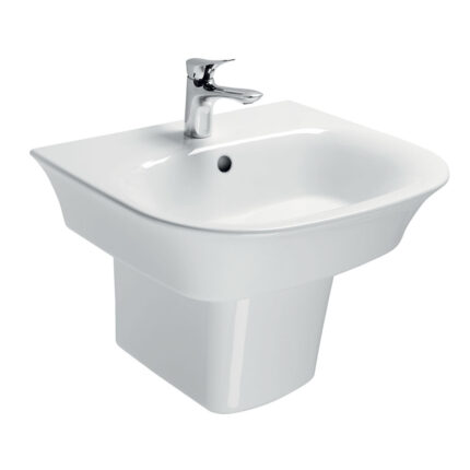 chậu lavabo treo tường TOTO LW196K LW196HFK TX801LN chân lửng