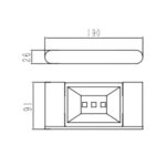 Bản vẽ kĩ thuật Kệ xà phòng HUGE H-B1226B