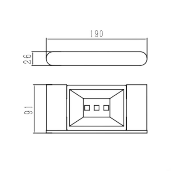 Bản vẽ kĩ thuật Kệ xà phòng HUGE H-B1226B