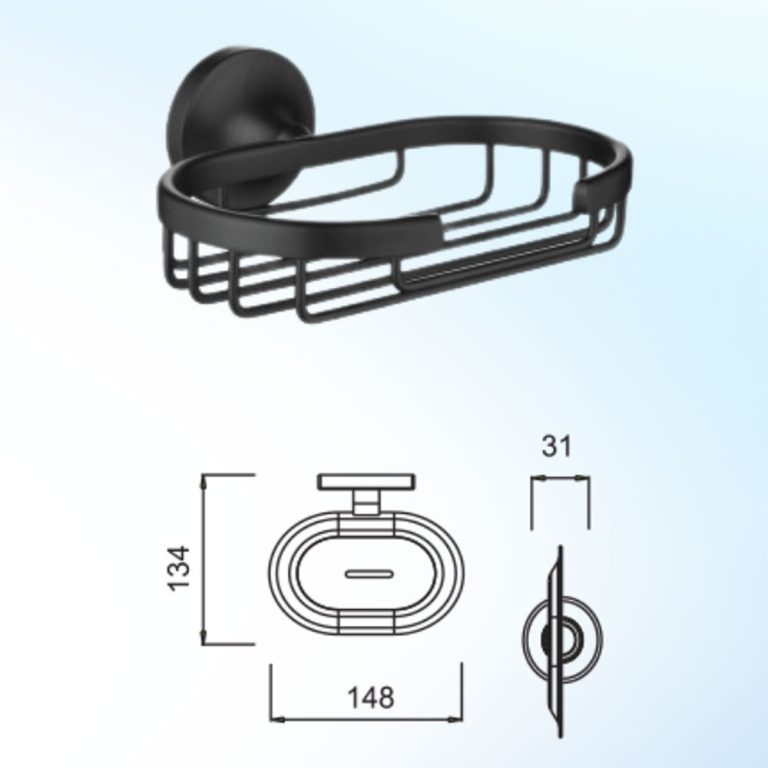 Bản vẽ kĩ thuật Kệ xà phòng HUGE HB1239B