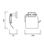 Bản vẽ kĩ thuật Lô giấy HUGE H-B1538