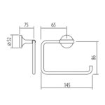 Bản vẽ kĩ thuật Lô giấy HUGE H-B1539B