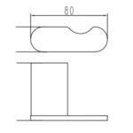 Bản vẽ kĩ thuật Móc treo quần áo HUGE H-B1426B